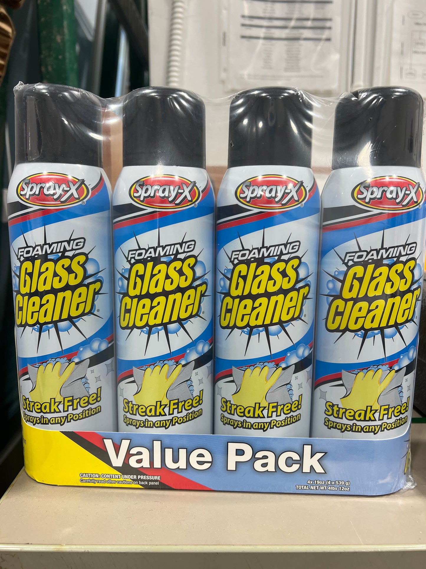 Commerical glass cleaner (4 pack)